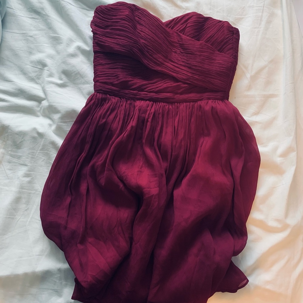 JCrew Arabelle silk dress - Wild Beet NWT